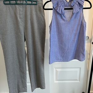 Zara Basics grey pants